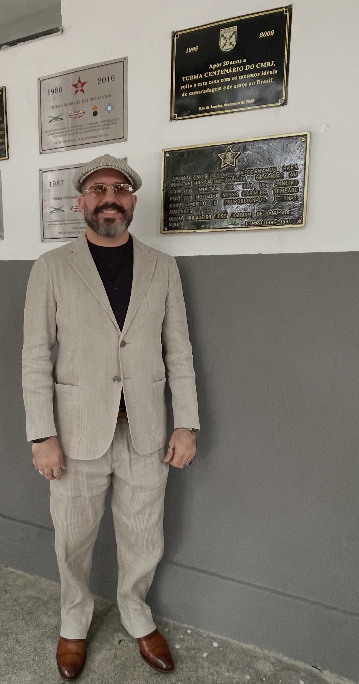André Uchôa no Colégio Militar do Rio de Janeiro